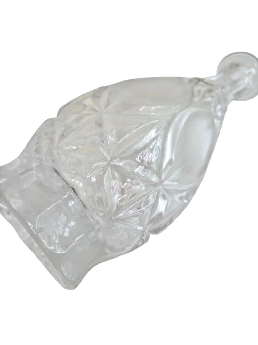 Vtg Princess House Decanter With Stopper Genie Bottle Leaded Crystal 15.5 Inches - Picture 6 of 14